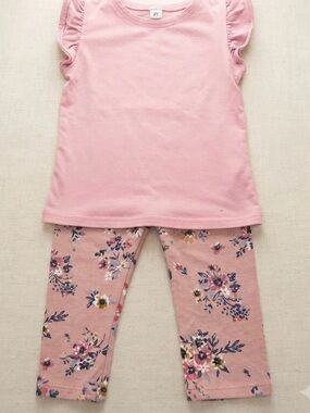 Carter's Pink Floral Short-Sleeve Pajama Set